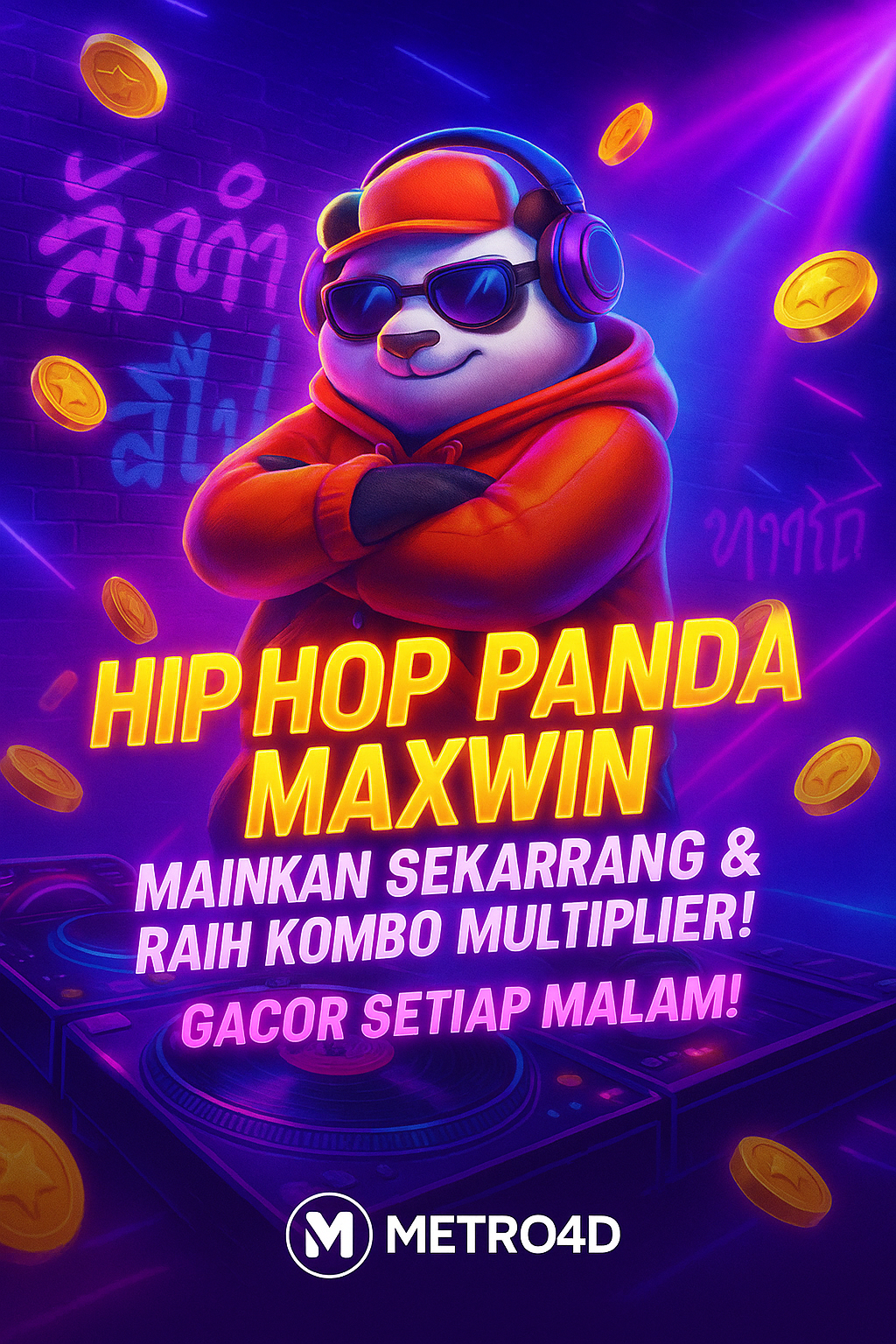 🎧 Hip Hop Panda PG Soft Versi Thailand: Slot Musik Modern Gaya Asia untuk Player Indonesia